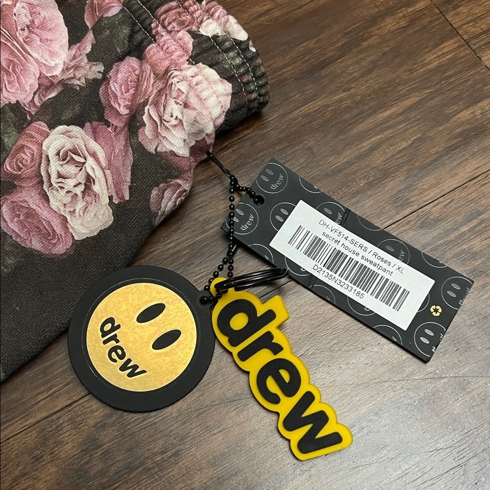 Nwt Drew House “Secret House” Roses Unisex Sweatpants Xl — image 5 of 8